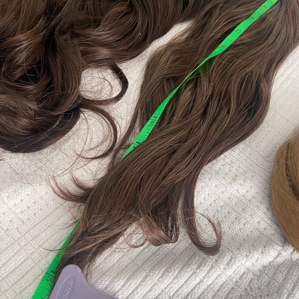 Soft, Wavy Brown Hair Topper/wig NEW